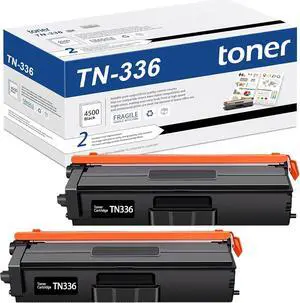 TN-336 TN336 Toner Cartridges 2 Black: Replacement for Brother TN336 TN331 Toner Work with HL-L8250CDN HL-L8350CDW MFC-L8600CDW MFC-L8850CDW Toner - TN336BK Black TN-336 TN336 Toner Cartridges 2 Black: Replacement for Brother TN336 TN331 Toner Work with HL-L8250CDN HL-L8350CDW MFC-L8600CDW MFC-L8850CDW Toner - TN336BK Black