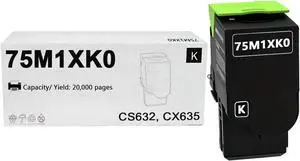 75M1XK0 Black Toner Cartridge 75M1XK0 Black Toner Cartridge