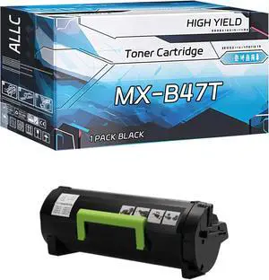 ALLC Compatible for Sharp MX-B47T Toner Cartridge Work for Sharp MX-B468P MX-B468F Printers, with Chip, High Yield 40000 Pages, Clear Printing (1 Pack Black) ALLC Compatible for Sharp MX-B47T Toner Cartridge Work for Sharp MX-B468P MX-B468F Printers, with Chip, High Yield 40000 Pages, Clear Printing (1 Pack Black)