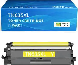 TN635XLY Toner Cartridge with Chip Compatible for Brother TN635XL TN635 Yellow for HL-L8430CDW HL-L8570CDW HL-L8430CDWT MFC-L8730CDW MFC-L8930CDW MFC-L8970CDW MFC-EX575 Printer TN635XLY Toner Cartridge with Chip Compatible for Brother TN635XL TN635 Yellow for HL-L8430CDW HL-L8570CDW HL-L8430CDWT MFC-L8730CDW MFC-L8930CDW MFC-L8970CDW MFC-EX575 Printer