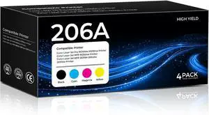 206A Toner Cartridges Set M283fdw M283cdw M255dw Ink Compatible for HP 206A 206A Toner Cartridges Set M283fdw M283cdw M255dw Ink Compatible for HP 206A