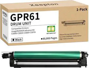 GPR-61 Drum Unit with Chip for GPR61 3770C003 Imaging Unit 1-Pack GPR-61 Drum Unit with Chip for GPR61 3770C003 Imaging Unit 1-Pack