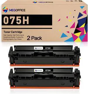 075H Black Toner Cartridge Compatible for Canon Color ImageCLASS MF665CDW MF663Cdw LBP646Cdw MF660c MF662CDW LBP647Cdw LBP640c MF660 LBP640 Printer (2 Black) 075H Black Toner Cartridge Compatible for Canon Color ImageCLASS MF665CDW MF663Cdw LBP646Cdw MF660c MF662CDW LBP647Cdw LBP640c MF660 LBP640 Printer (2 Black)