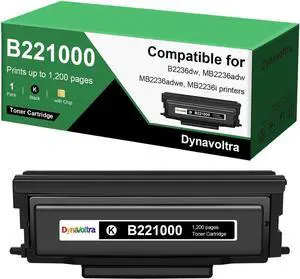 DynaVoltran B221000 Black Toner Cartridge with Chip 1-Pack,1,200 Pages DynaVoltran B221000 Black Toner Cartridge with Chip 1-Pack,1,200 Pages