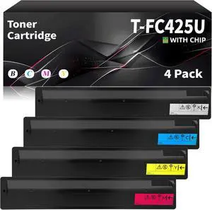 T-FC425U Toner Cartridge (with Chip) Compatible with T-FC425U-K T-FC425U-C T-FC425U-Y T-FC425U-M High Capacity Toner Cartridges Replacement for Toshiba E-Studio 2525AC 3025AC 3525AC Printers 4P T-FC425U Toner Cartridge (with Chip) Compatible with T-FC425U-K T-FC425U-C T-FC425U-Y T-FC425U-M High Capacity Toner Cartridges Replacement for Toshiba E-Studio 2525AC 3025AC 3525AC Printers 4P