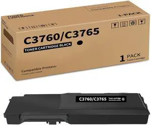Caelum C3760/C3765 High Yield Black 1 Pack Toner Cartridge Replacement for DELL 331-8432 Compatible with C3760dn C3760n C3765dnf Printer Caelum C3760/C3765 High Yield Black 1 Pack Toner Cartridge Replacement for DELL 331-8432 Compatible with C3760dn C3760n C3765dnf Printer