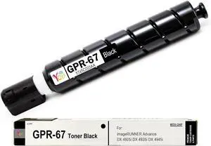 GPR67 GPR-67 GPR 67 Black Toner Cartridge 1 Pack Compatible with Canon GPR-67 ImageRUNNER Advance DX 4925i DX 4935i DX 4945i Printer 5745C003AA, 44500 Pages GPR67 GPR-67 GPR 67 Black Toner Cartridge 1 Pack Compatible with Canon GPR-67 ImageRUNNER Advance DX 4925i DX 4935i DX 4945i Printer 5745C003AA, 44500 Pages