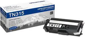 1 PK TN315 TN-315 Black Toner Cartridge 7,200 Pages High-Yield Compatible, TN315, Replacement for Brother HL-4150CDN HL-4140CW HL-4570CDW HL-4570CDWT MFC-9640CDN MFC-9650CDW MFC-9970CDW Printer 1 PK TN315 TN-315 Black Toner Cartridge 7,200 Pages High-Yield Compatible, TN315, Replacement for Brother HL-4150CDN HL-4140CW HL-4570CDW HL-4570CDWT MFC-9640CDN MFC-9650CDW MFC-9970CDW Printer