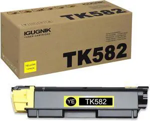 1 Pack TK-582 Yellow Toner Cartridge Replacement for Kyocera TK582 Work with FS-C5150DN (1102KT3NL0) P6021CDN (1102PS2US0) Printers 1T02KTAUS0 1 Pack TK-582 Yellow Toner Cartridge Replacement for Kyocera TK582 Work with FS-C5150DN (1102KT3NL0) P6021CDN (1102PS2US0) Printers 1T02KTAUS0