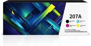 207A W2210A W2211A W2212A W2213A High Capacity Remanufactured Toner Cartridge Replacement forHP Color LaserJet Pro M255dw M255nw MFP M282nw M283fdn M283fdw Printers (4 Pack 1BK/1C/1M/1Y) 207A W2210A W2211A W2212A W2213A High Capacity Remanufactured Toner Cartridge Replacement forHP Color LaserJet Pro M255dw M255nw MFP M282nw M283fdn M283fdw Printers (4 Pack 1BK/1C/1M/1Y)