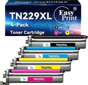 TN229XL TN229 Toner Cartridge Replacement for Brother TN 229XL TN229 XL High Yield to Work with MFC-L3780CDW HL-L3280CDW HL-L3300CDW MFC-L3720CDW HL-L3220CDW Printer, 4-Pack TN229XL TN229 Toner Cartridge Replacement for Brother TN 229XL TN229 XL High Yield to Work with MFC-L3780CDW HL-L3280CDW HL-L3300CDW MFC-L3720CDW HL-L3220CDW Printer, 4-Pack