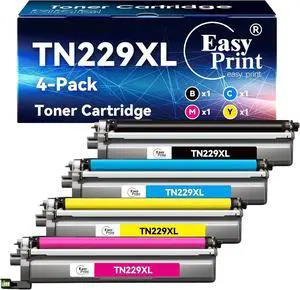 TN229XL TN229 Toner Cartridge Replacement for Brother TN 229XL TN229 XL High Yield to Work with MFC-L3780CDW HL-L3280CDW HL-L3300CDW MFC-L3720CDW HL-L3220CDW Printer, 4-Pack TN229XL TN229 Toner Cartridge Replacement for Brother TN 229XL TN229 XL High Yield to Work with MFC-L3780CDW HL-L3280CDW HL-L3300CDW MFC-L3720CDW HL-L3220CDW Printer, 4-Pack