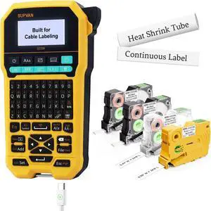 SUPVAN G15M Keyboard & Bluetooth Label Maker Machine with Heat Shrink Tube SUPVAN G15M Keyboard & Bluetooth Label Maker Machine with Heat Shrink Tube