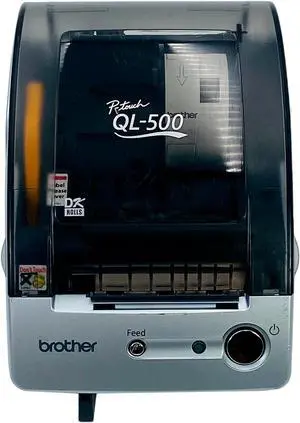 Brother P-Touch QL-500 Direct Thermal Label Printer USB 300 dpi Brother P-Touch QL-500 Direct Thermal Label Printer USB 300 dpi
