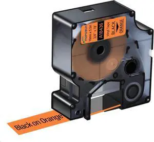 20 Pack Compatible for DYMO Rhino 18436 Industrial Permanent Vinyl 3/4" Label Tape Black on Orange, 19mm (3/4 Inch) x 5.5m (18 feet) for Rhino 5200 4200 5000 6000 Label Makers 20 Pack Compatible for DYMO Rhino 18436 Industrial Permanent Vinyl 3/4" Label Tape Black on Orange, 19mm (3/4 Inch) x 5.5m (18 feet) for Rhino 5200 4200 5000 6000 Label Makers