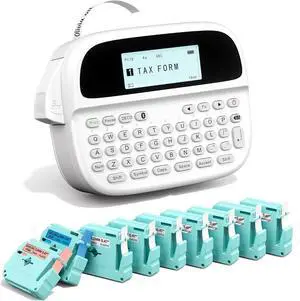 Label Maker with 9 Color Tapes, Rechargeable Backlit Label Maker Waterproof-Labels 12mm, Portable Labeler for Home Office School Kitchen, Kids Teachers Daily Organization, M950 Label Maker with 9 Color Tapes, Rechargeable Backlit Label Maker Waterproof-Labels 12mm, Portable Labeler for Home Office School Kitchen, Kids Teachers Daily Organization, M950