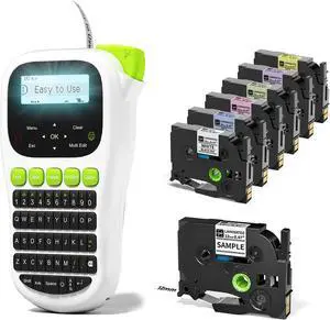Vixic Label Maker, Label Maker Machine with Tapes, Portable Labelmaker with Backlit Screen, H1100 Labeling Machine with Different Fonts for Teacher Classroom Kids School Items Home Office Organization Vixic Label Maker, Label Maker Machine with Tapes, Portable Labelmaker with Backlit Screen, H1100 Labeling Machine with Different Fonts for Teacher Classroom Kids School Items Home Office Organization