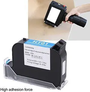 Handheld Printer Ink Cartridge, 42ml Quick Dry Inkjet Printer Cartridge Replacement for Handheld Inkjet Printer Coding Machine, Print 1200 Pages of A4 Paper (Red) Handheld Printer Ink Cartridge, 42ml Quick Dry Inkjet Printer Cartridge Replacement for Handheld Inkjet Printer Coding Machine, Print 1200 Pages of A4 Paper (Red)