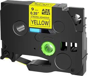 Cruxer Extra-Strength Adhesive Label Tape Compatible for Brother TZe S621 9mm 3/8" Black Text on Yellow Tape for P-Touch Cube PTE550 PTP750 PTD210 PTD450 PTH110 PTD400AD PT710BT Label Maker, 20-Pack Cruxer Extra-Strength Adhesive Label Tape Compatible for Brother TZe S621 9mm 3/8" Black Text on Yellow Tape for P-Touch Cube PTE550 PTP750 PTD210 PTD450 PTH110 PTD400AD PT710BT Label Maker, 20-Pack