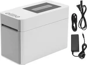 with USB Connectivity and US Plug - Portable Thermal Label Printer Machine, Supports 56mm Label Width for Supermarket Receipts, Beverage Stickers and Amusement Park Wristbands with USB Connectivity and US Plug - Portable Thermal Label Printer Machine, Supports 56mm Label Width for Supermarket Receipts, Beverage Stickers and Amusement Park Wristbands