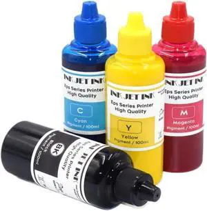 4pcs 100ml Colorworks Pigment Refill Ink Cartridge SJiC22P Compatible with TM-C3500 TM-C3510 TM-C3520 Label Printer 4pcs 100ml Colorworks Pigment Refill Ink Cartridge SJiC22P Compatible with TM-C3500 TM-C3510 TM-C3520 Label Printer