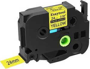 30 X Compatible with P-Touch TZe-S651 AZE-S651 TZ-S651 Black on Yellow 24mm 0.94''Extra Strength Adhesive Laminated Tape Replacement for Ptouch PT-D600 PT-E500 PT-H500 PT-P710BT Label Maker 30 X Compatible with P-Touch TZe-S651 AZE-S651 TZ-S651 Black on Yellow 24mm 0.94''Extra Strength Adhesive Laminated Tape Replacement for Ptouch PT-D600 PT-E500 PT-H500 PT-P710BT Label Maker