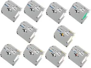 Cartridge King 10PK MK131 MK-131 Label Tape 12mm X 8m Black On Clear Compatible with Printer Models PT-M95 PT-65 PT-70 PT-80 PT-85 Labeling Printer MK131 MK-131 Cartridge King 10PK MK131 MK-131 Label Tape 12mm X 8m Black On Clear Compatible with Printer Models PT-M95 PT-65 PT-70 PT-80 PT-85 Labeling Printer MK131 MK-131