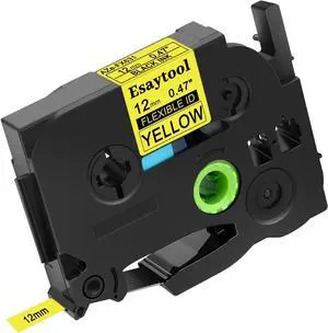 20 X Compatible with P-Touch TZe-FX631 AZE-FX631 TZ-FX631 Black on Yellow 12mm 0.47'' Flexible ID Wire Cable Label Tape Replacement for Ptouch PT-H100 PT-D200 PT-P700 PT-1000 Label Maker 20 X Compatible with P-Touch TZe-FX631 AZE-FX631 TZ-FX631 Black on Yellow 12mm 0.47'' Flexible ID Wire Cable Label Tape Replacement for Ptouch PT-H100 PT-D200 PT-P700 PT-1000 Label Maker