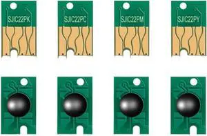 SJIC22P One-Time Use Chip for 4-Color Ink Cartridge Compatible with ColorWorks C3500 and TM-C3500 Label Printers SJIC22P One-Time Use Chip for 4-Color Ink Cartridge Compatible with ColorWorks C3500 and TM-C3500 Label Printers