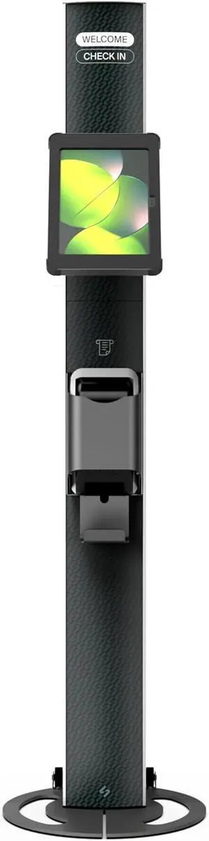 SPROCKET Premium Kiosk Stand T Print B15 - Most Advanced & Key-Locked Secure Tablet Floor Stand with Label Printer, Adjustable Mount & Ergonomic Design, Compatible with Apple iPad SPROCKET Premium Kiosk Stand T Print B15 - Most Advanced & Key-Locked Secure Tablet Floor Stand with Label Printer, Adjustable Mount & Ergonomic Design, Compatible with Apple iPad