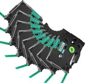 8 PK AZe 12mm 0.47 inch Laminated Starry Glitter Rainbow Tape Compatible for Ptouch TZ-731L1 TZe-731L1 AZe-731L1 Label Tape for PT-D210 D220 D400 D600 H110 Label Maker, Black on Starry Green 8 PK AZe 12mm 0.47 inch Laminated Starry Glitter Rainbow Tape Compatible for Ptouch TZ-731L1 TZe-731L1 AZe-731L1 Label Tape for PT-D210 D220 D400 D600 H110 Label Maker, Black on Starry Green