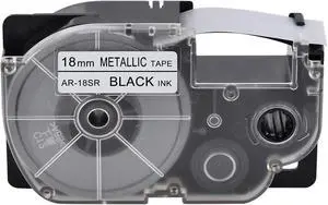 20 X Compatible with Cassette Label Tape XR18SR XR-18SR XR-18SR2S XR18SR2S Black on Silver 18mm 3/4 inch x 26.2 Feet Replacement for KL-120 KL-430 KL-820 KL-2000 Label Maker 20 X Compatible with Cassette Label Tape XR18SR XR-18SR XR-18SR2S XR18SR2S Black on Silver 18mm 3/4 inch x 26.2 Feet Replacement for KL-120 KL-430 KL-820 KL-2000 Label Maker