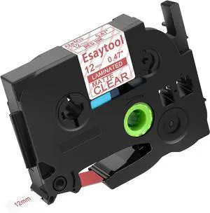20 X Compatible with P-Touch TZe-M32 AZE-M32 TZ-M32 Red on Matt Clear 12mm 0.47'' Laminated Label Tape Replacement for Ptouch PT-H100 PT-D200 PT-P700 PT-1000 PT-2030 Label Maker 20 X Compatible with P-Touch TZe-M32 AZE-M32 TZ-M32 Red on Matt Clear 12mm 0.47'' Laminated Label Tape Replacement for Ptouch PT-H100 PT-D200 PT-P700 PT-1000 PT-2030 Label Maker