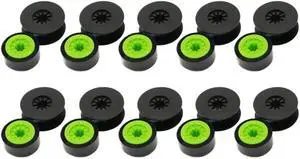 10 Pcs LM-IR50B Black Ink Ribbon Compatible with MAX LETATWIN ID Printer LM-550A LM-550E Electronic Lettering Machine Label Maker 10 Pcs LM-IR50B Black Ink Ribbon Compatible with MAX LETATWIN ID Printer LM-550A LM-550E Electronic Lettering Machine Label Maker
