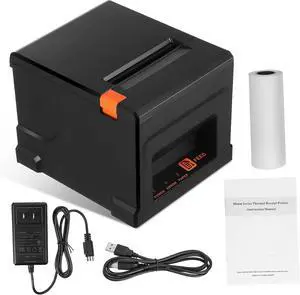 Thermal Receipt Printer Auto Cutter Portable Label Printer for Small Business and Supermarkets USB Ethernet Support for Thermal Receipt Printer Auto Cutter Portable Label Printer for Small Business and Supermarkets USB Ethernet Support for