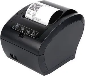 80MM Thermal Receipt POS Printer Black Printer with Auto Cutter Bluetooth Ethernet USB Port Support Cash Drawer ESC/POS(306S USB LAN Port) 80MM Thermal Receipt POS Printer Black Printer with Auto Cutter Bluetooth Ethernet USB Port Support Cash Drawer ESC/POS(306S USB LAN Port)