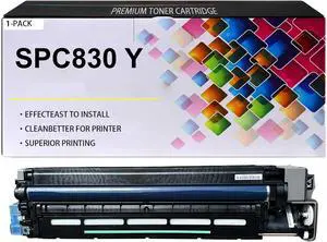 SP C830 Imaging Drum Unit with Chip Replacement for Ricoh SPC830 SPC831 SPC832 SPC833, for Color LaserJet Ricoh Aficio SP C830DN SP C831DN Printer, (1 Yellow, 60000 Pages) SP C830 Imaging Drum Unit with Chip Replacement for Ricoh SPC830 SPC831 SPC832 SPC833, for Color LaserJet Ricoh Aficio SP C830DN SP C831DN Printer, (1 Yellow, 60000 Pages)
