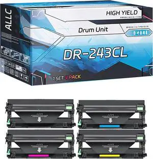 Compatible for Brother DR-243CL Drum Unit Work for Brother HL-L3210CW L3230CDW L3270CDW DCP-L3510CDW L3550CDW MFC-L3710CW L3730CDN L3750CDW Printers, with Chip, High Yield 18000 Pages (Multicolor) Compatible for Brother DR-243CL Drum Unit Work for Brother HL-L3210CW L3230CDW L3270CDW DCP-L3510CDW L3550CDW MFC-L3710CW L3730CDN L3750CDW Printers, with Chip, High Yield 18000 Pages (Multicolor)