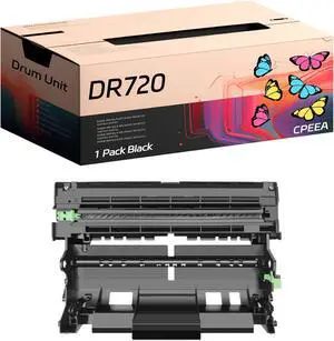Compatible for Brother DR720 Drum Unit Work for Brother MFC-8510DN MFC-8710DW MFC-8810DW MFC-8910DW MFC-8950DW MFC-8950DWT Printers, with Chip, High Yield 40000 Pages, Clear Printing (Black) Compatible for Brother DR720 Drum Unit Work for Brother MFC-8510DN MFC-8710DW MFC-8810DW MFC-8910DW MFC-8950DW MFC-8950DWT Printers, with Chip, High Yield 40000 Pages, Clear Printing (Black)
