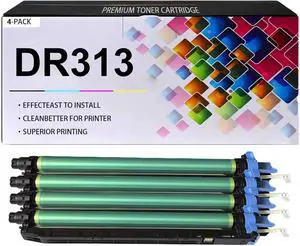 DR313 Imaging Drum Unit with Chip Replacement for Konica Minolta DR-313 A7U40RD A7U40TD, for Color LaserJet Konica Minolta Bizhub C258 C308 C368 C458 C558 C658 Printer, (1 Set, 120000 Pages) DR313 Imaging Drum Unit with Chip Replacement for Konica Minolta DR-313 A7U40RD A7U40TD, for Color LaserJet Konica Minolta Bizhub C258 C308 C368 C458 C558 C658 Printer, (1 Set, 120000 Pages)
