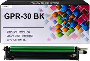 GPR-30 Imaging Drum Unit with Chip Replacement for Canon 2776B004 2777B004, for Color LaserJet Canon ImageRunner Advance C5045 C5051 C5250 C5255 Printer, (1 Black, 80000 Pages) GPR-30 Imaging Drum Unit with Chip Replacement for Canon 2776B004 2777B004, for Color LaserJet Canon ImageRunner Advance C5045 C5051 C5250 C5255 Printer, (1 Black, 80000 Pages)