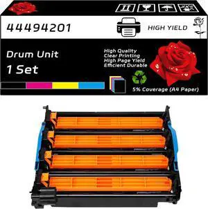 44494201 Drum Unit Compatible for Okidata OKI MC361MFP MC362w MFP MC561 MC562w MFP Printers, with Chip, High Yield 30000 Pages, Clear Printing (1 Set) 44494201 Drum Unit Compatible for Okidata OKI MC361MFP MC362w MFP MC561 MC562w MFP Printers, with Chip, High Yield 30000 Pages, Clear Printing (1 Set)