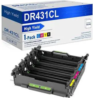 DR431 DR431CL Drum Unit 1-Pack Replacement for Brother DR-431CL Drum Unit MFC-L8900CDW HL-L8360CDW HL-L8260CDW MFC-L8610CDW Printer, 30000 Page Yield(Not Toner) DR431 DR431CL Drum Unit 1-Pack Replacement for Brother DR-431CL Drum Unit MFC-L8900CDW HL-L8360CDW HL-L8260CDW MFC-L8610CDW Printer, 30000 Page Yield(Not Toner)