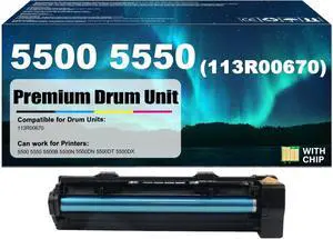 5500 5550 Drum Unit Compatible for Xerox 113R00670 Imaging Unit Work for Xerox Phaser 5500 5550 5500B 5500N 5500DN 5500DT 5500DX Printers 5500 5550 Drum Unit Compatible for Xerox 113R00670 Imaging Unit Work for Xerox Phaser 5500 5550 5500B 5500N 5500DN 5500DT 5500DX Printers