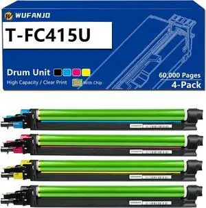 4-Pack T-FC415U Drum Unit Replacement for TFC415U Drum Cartridge Compatible for Toshiba E-Studio 2515AC 3015AC 3515AC 4515AC 5015AC Printer, High-Yield 60,000 Pages 4-Pack T-FC415U Drum Unit Replacement for TFC415U Drum Cartridge Compatible for Toshiba E-Studio 2515AC 3015AC 3515AC 4515AC 5015AC Printer, High-Yield 60,000 Pages