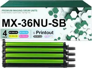 MX-36NU Imaging Drum Unit Compatible for Sharp MX-36NU-SB Drum Kits 4 Pack with Chip Fit for Sharp MX-2610N MX-2640N MX-3110N MX-3111U MX-3140N MX-3610N MX-3640N Printers MX-36NU Imaging Drum Unit Compatible for Sharp MX-36NU-SB Drum Kits 4 Pack with Chip Fit for Sharp MX-2610N MX-2640N MX-3110N MX-3111U MX-3140N MX-3610N MX-3640N Printers