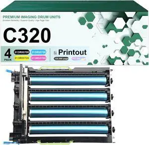 C320 Imaging Drum Unit Compatible for Xerox 013R00700 Drum Kits 4 Pack with Chip Fit for Xerox C320 C325 C410 C410DN VersaLink C415 Printers C320 Imaging Drum Unit Compatible for Xerox 013R00700 Drum Kits 4 Pack with Chip Fit for Xerox C320 C325 C410 C410DN VersaLink C415 Printers