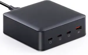 USB C Charger 200W 203W(100W+65W+20W+18W) 4-Port Charging Station Type-C Power Adapter Compatible with MacBook Pro/Air Laptop Smartphone and More USB C Charger 200W 203W(100W+65W+20W+18W) 4-Port Charging Station Type-C Power Adapter Compatible with MacBook Pro/Air Laptop Smartphone and More