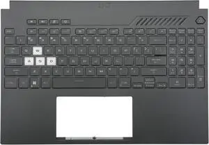 BestParts Palmrest with RGB Backlit Keyboard Replacement for ASUS TUF Gaming FX507 FX507V FX507Z, FA507 FA507U FA507X (for 90Wh Battery Models, Dual Air Vents, US Layout, Transparent WASD Keys) BestParts Palmrest with RGB Backlit Keyboard Replacement for ASUS TUF Gaming FX507 FX507V FX507Z, FA507 FA507U FA507X (for 90Wh Battery Models, Dual Air Vents, US Layout, Transparent WASD Keys)