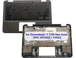 Replacement for Dell Chromebook 11 3110 2in1 Laptop Upper Top Cover Case Palmrest Keyboard Assembly Part 0P3NG2 P3NG2(WFC) Replacement for Dell Chromebook 11 3110 2in1 Laptop Upper Top Cover Case Palmrest Keyboard Assembly Part 0P3NG2 P3NG2(WFC)